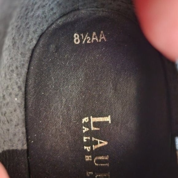 Lauren Ralph Lauren Slip On Black Ankle Boots Size 8.5 AA Great Condition - Picture 8 of 8